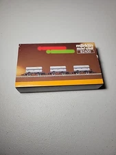 Z Scale Marklin Mini-Club 82400 Royal Bavarian Flat Cars w/ Gas Cylinders 3-Pack