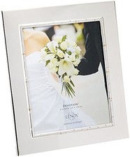 Lenox Devotion 8x10 Photo Frame Silver Plated Metallic 825521