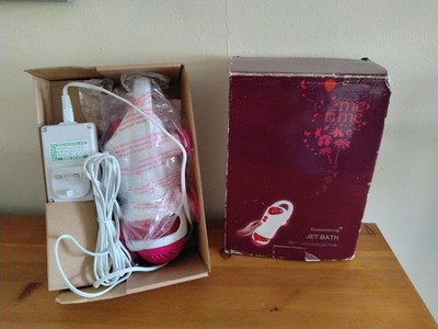 Vintage Superdrug Bath Bubble Jet Spa Körpertherapie PAT getestet verpackt kostenloser Versand im Vereinigten Königreich