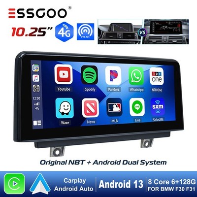 Für BMW 3er F30 F31 NBT Android 14 Autoradio 10.25'' Apple Carplay GPS Nav 6+128G