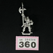 CHAOS CHARIOTEER CREW CHARIOT HALBERD FANTASY METAL THE OLD WORLD AGE OF SIGMAR