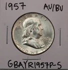 1957 Franklin Half Dollar AU/BU
