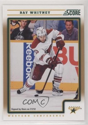 2012-13 Score Gold Rush Ray Whitney #170 0w8