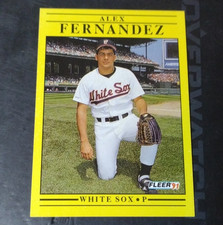 1991 Fleer - Alex Fernandez #117 Chicago White Sox Rookie Base Set