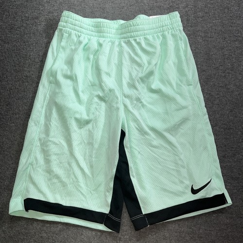 Nike Boys Training Shorts Standard Fit Dri-Fit Size XL Mint Green NWT
