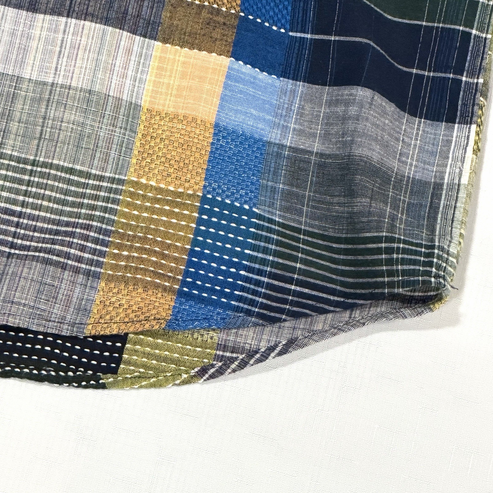 Engineered Garments Pullover Checkered Short Slee… - image 3