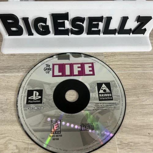 The Game of Life PS1 Sony PlayStation Tested Disc Board Game