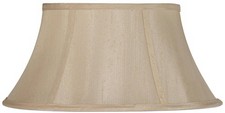 Champagne Modified Drum Lamp Shade 9x14x8.5 Spider
