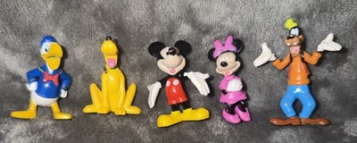 Disney Characters (5) Minnie,Mickey,Goofy,Donald & Pluto 2in