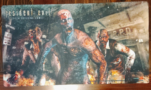 Resident Evil Deck Building Game Playmat 2011 Bandai Capcom Near Mint Rare OOP