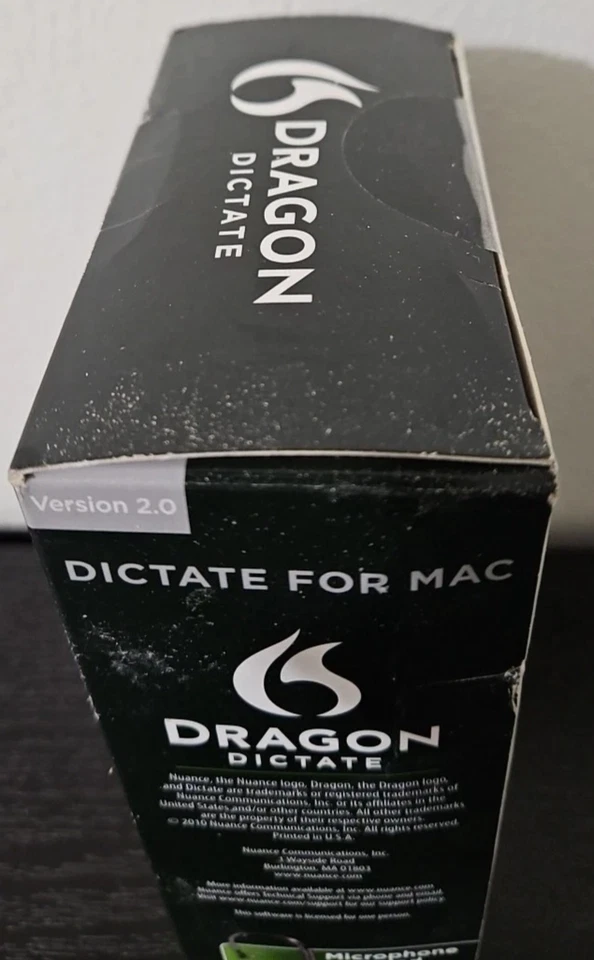 Nuance Dragon Dictate 2.0 Speech recognition for Mac OS X Speak and words appear - Image 4 of 4