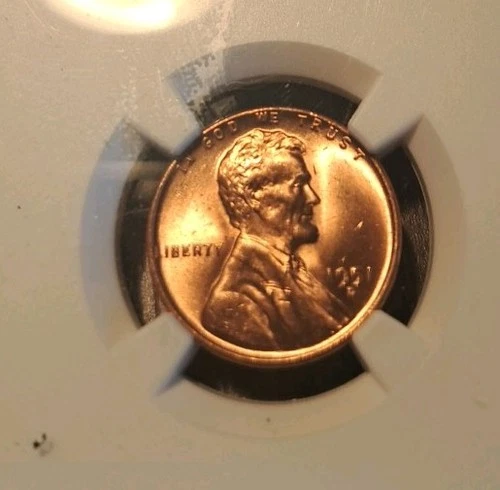 1951 D Lincoln Cent NGC MS 65 RD