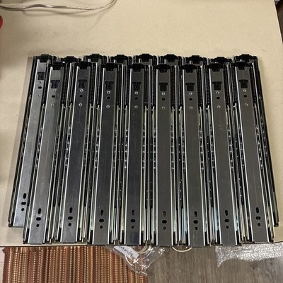 Hettich KA Drawer Runner 5632 Full Extension Drawer Slides 12'' Lot 17 8 Sets