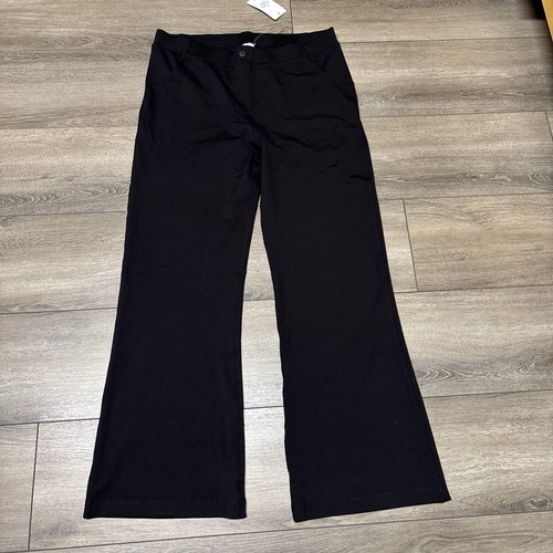 Yogipace Belt Loops -Women's Petite Straight Leg Yoga Dress Pants XL 29" Inseam