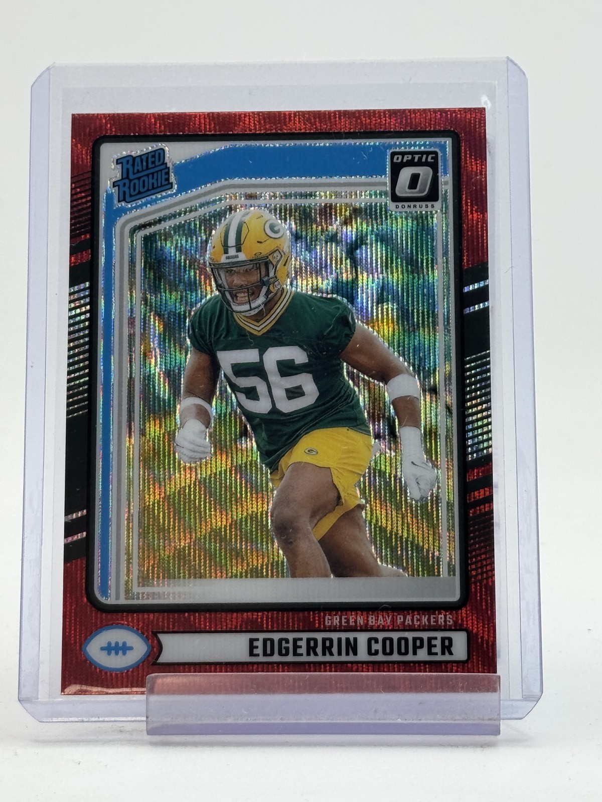 Edgerrin Cooper Panini Donruss #325 Optic Preview-Red Wave