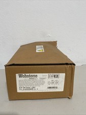Webstone Set Valvola di Servizio Scaldabagno Senza Serbatoio 54443WPR, 3/4" Sudore, Ottone