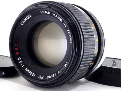 Canon FD 100mm f/2.8 SSC MF Lens Portrait No Fungus No Haze Near Mint from Japan