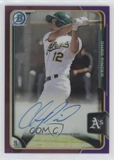 2015 Bowman Chrome Prospects Purple Refractor /250 Chad Pinder #BCAP-CP Auto