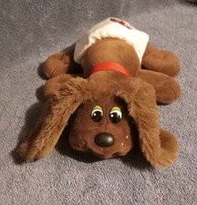 Pound Puppies Newborn Puppy Dog Diaper Plush Stuffed Brown 7" 2022