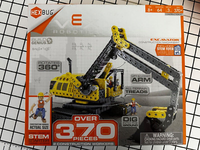 NEW HexBug Vex Robotics Excavator Construction Machinery STEM NEW SEALED BOX