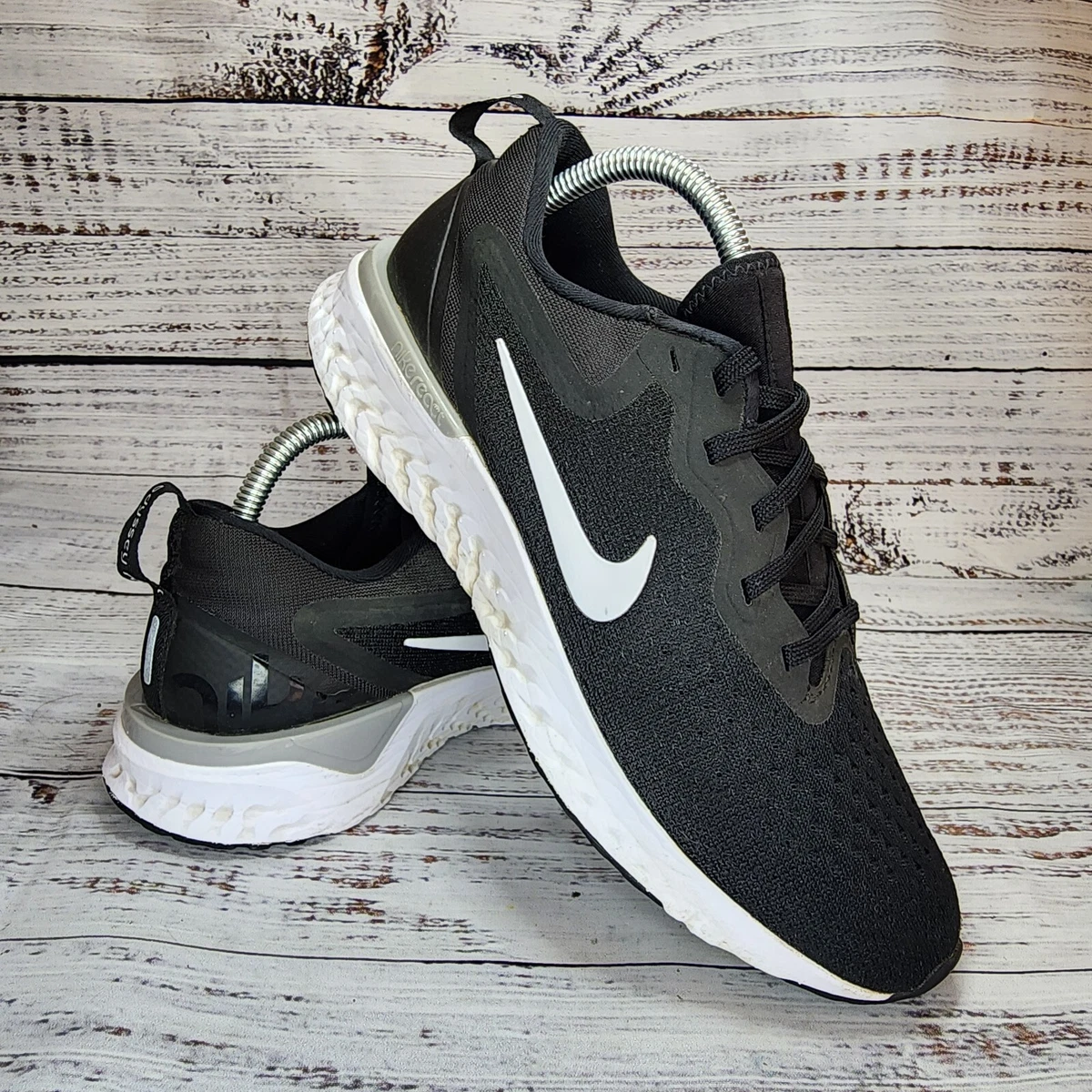 Nike Odyssey Men Size 8 Running Athletic Shoes Sneaker Black White | eBay