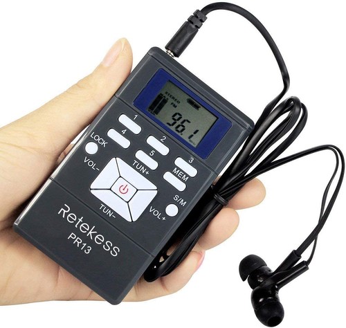 Retekess PR13 Portable FM Radio Receiver for Factory Museum School (10 Pack) - Picture 2 of 12
