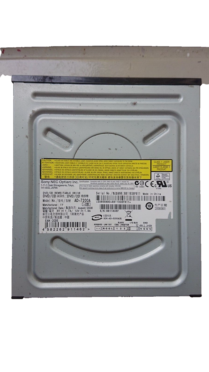 Sony NEC Optiarc AD-7200A dvd/rw | eBay