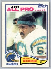 1982 NFL Topps #240 Doug Wilkerson NR/MT