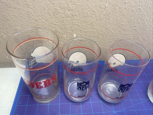 Vintage - San Francisco 49ers - Drinking Glasses Lot Of 5 - Picture 8 of 10