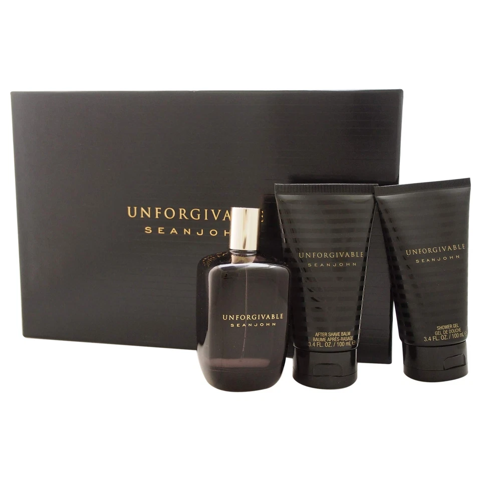 Sean John Unforgivable Gift Set Men 3 Piece 4.2Oz EDT, 3.4 oz Balm and Gel - Image 3 of 3