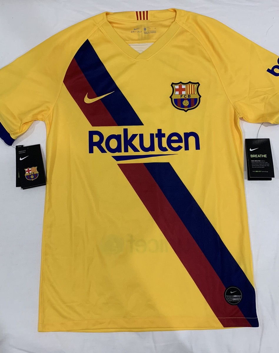 Nike Barcelona 19/20 Away Soccer Jersey #10 Messi Football Shirt