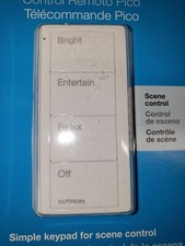 Lutron Pico Control - 4-Button Any Room RELAX Scene White PJ2-4B-GWH-P03 Caseta