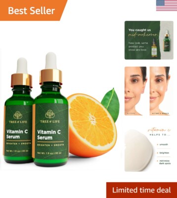 Nourishing Vitamin C Skin Care Set - Anti-Aging Facial Oil for Youthful Glow