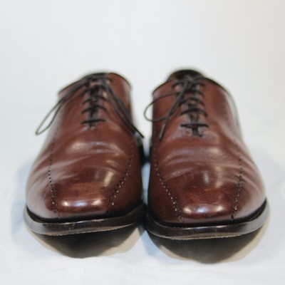 Allen Edmond Hastings Brown Oxford Dress Shoes Mens Size 12  display picture 2