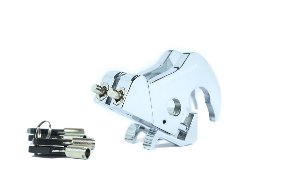 Kit de trava de bloqueio para bagageiros Harley Davidson Sissy Bar encosto vertical - Imagem 4 de 4