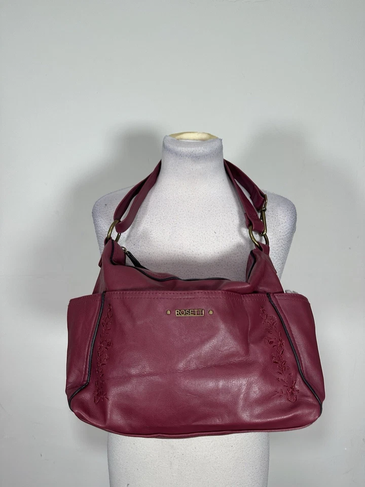 Bolso de mano Rosetti para mujer de cuero color rosa  Foto 2 de 4