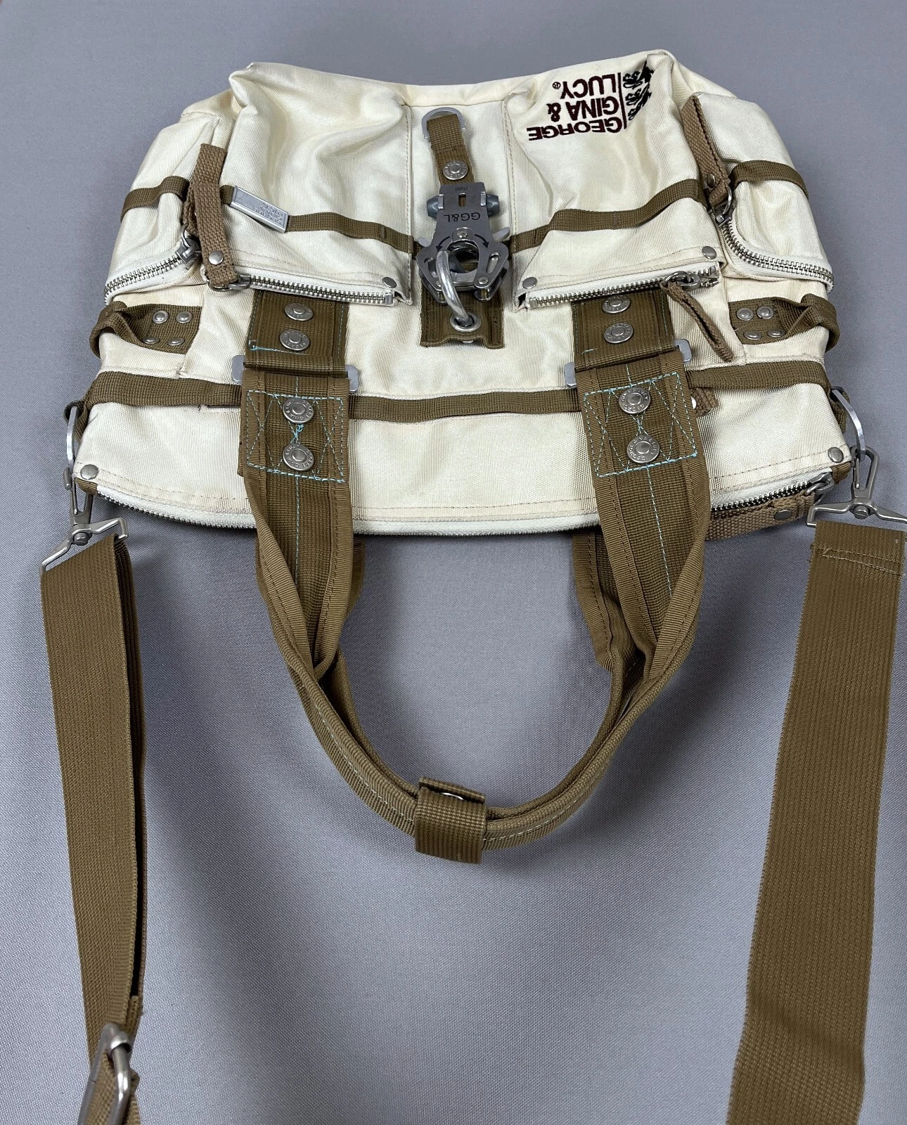 Rara borsa a tracolla in nylon stile Alyx George Gina & Lucy GGL Carbine Y2K 6IX