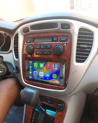 For Toyota Kluger 2001-2007 Apple CarPlay Touch Screen Radio 7''Android 15 32G