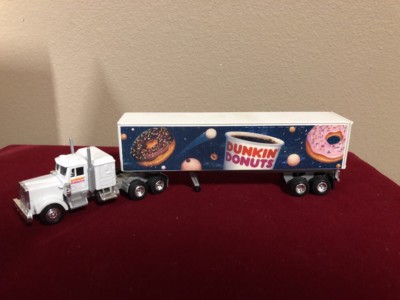 DUNKIN' DONUTS トレーラー 1995 Limited Ed Dunkin' Donuts Tractor Trailer Truck Hauler Fits O