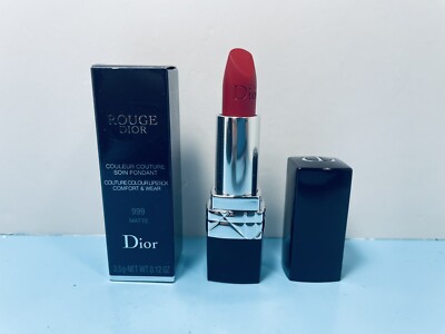 CHRISTIAN DIOR - ROUGE DIOR - COUTURE COLOUR LIPSTICK - 999 MATTE - NEW & BOXED