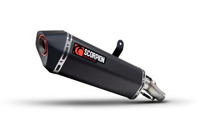 Scorpion Exhaust Serket Parallel Slip-on Black Ceramic Triumph Tiger 900 20 -23