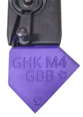 GHK M4 / G5 Airsoft GBB Odin Speedloader Adapter (Purple)
