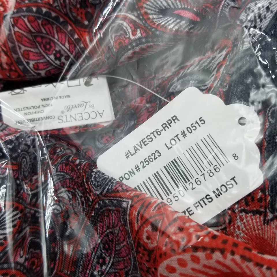 Chaleco Convertible Accents de Lavello Multi Versátil Uso Transparente Multicolor Foto 3 de 4