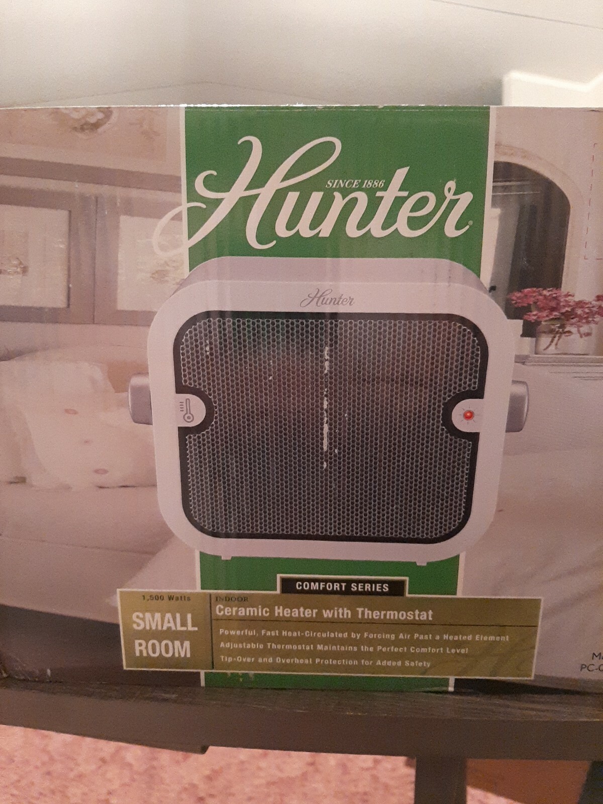 Hunter Retro 1500-Watt Electric Heater White (PC003-WH) PC-003WH | eBay