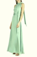 Sachin Babi Jade Green Kayla Halter Gown Size 4 285