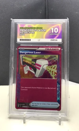 Dangerous Laser 058/064 - Shrouded Fable - GEM MINT Ace 10 ACE SPEC
