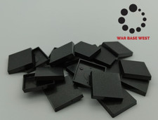 Lot Of 20 25mm Square Bases Used For Warhammer Fantasy Saurus Orc Chaos