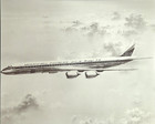Vintage Aviation Art McDonnell Douglas Dc-8 Super 73 Jet Airliner in Flight