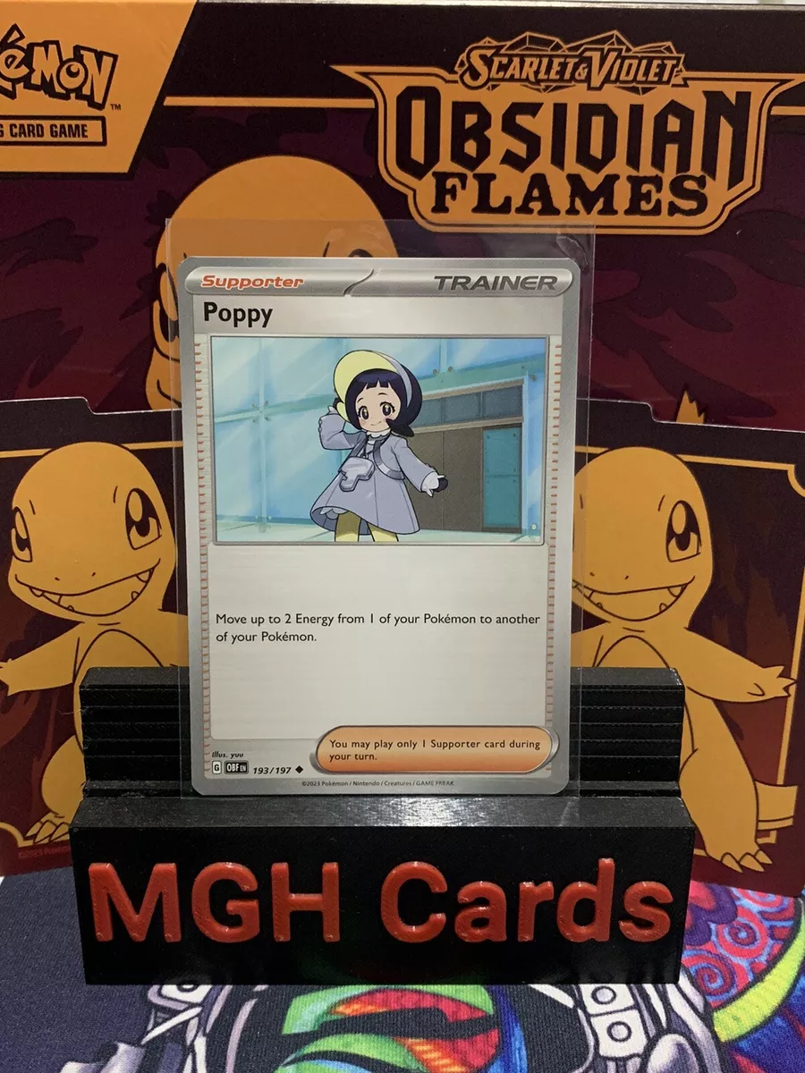 Poppy Obsidian Flames Pokemon Card