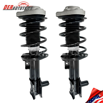 2x Front Shocks Struts Assys w/ADS For Mercedes W218 W212 CLS63 E63 AMG 6.3L RWD